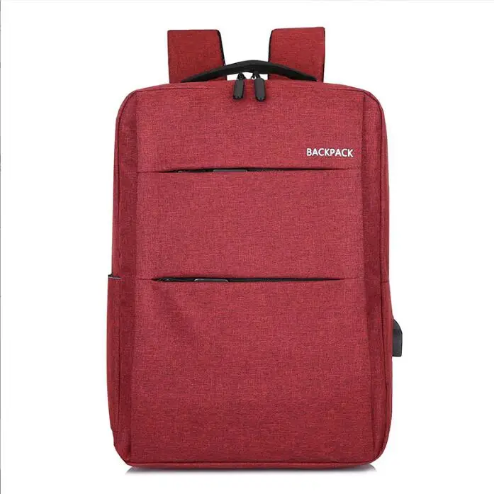 Student Backpack Fashion New Pattern Simple Solid Color Large Capacity Comfortable Shoulder Strap Travel Bag Carry on Backpack