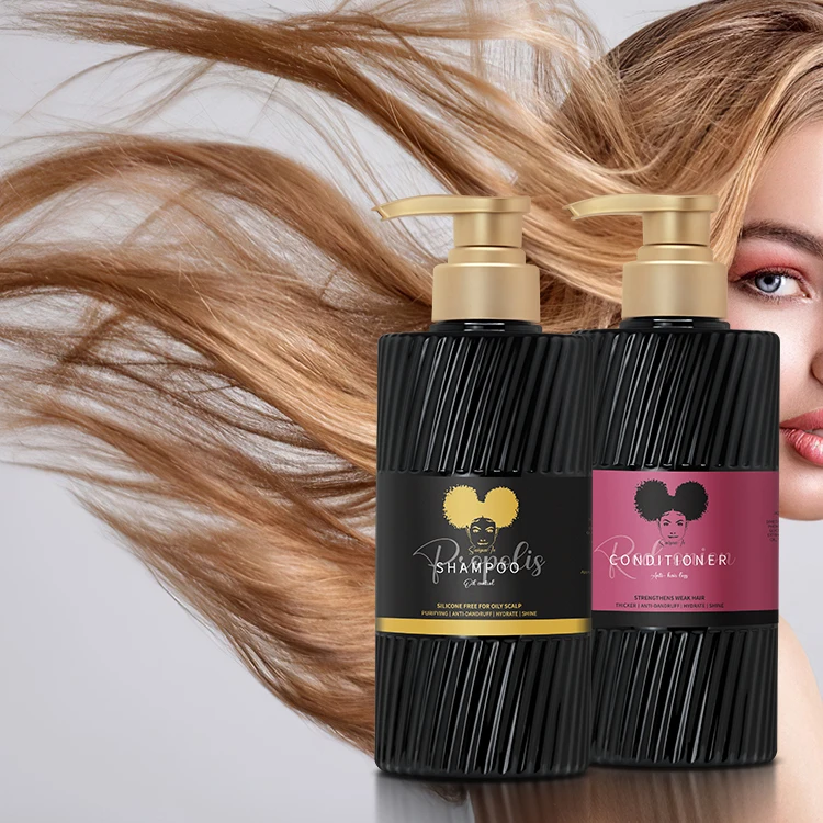 Wholesale Natural Herbal Propolis Oil Control Anti-Dandruff Hair Care Private Label Organic Natural Silk Keratin Shampoo