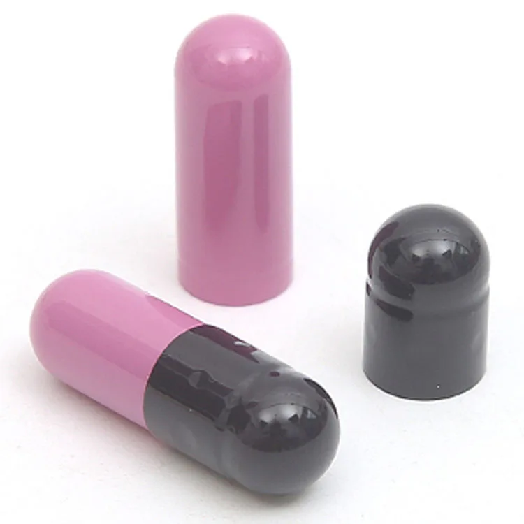 Size 00 hard gelatin empty capsules purple and white