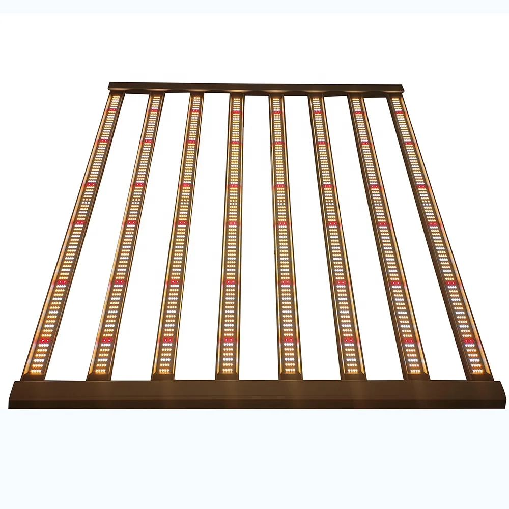 Horticulture Grow Light LED Grow Light Vertical Farming Light Full Spectrum 1000W 8 bars Removable Samsung Luminous Auto Bod