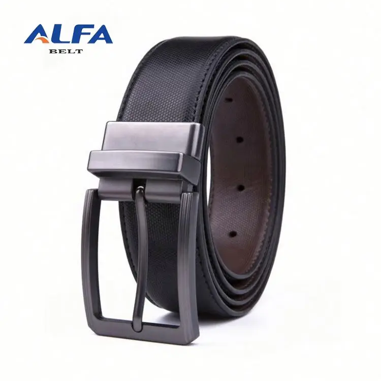 Alfa 100% Genuine Leather Belt Reversible Leather Belt For Men Leather Belt La1225