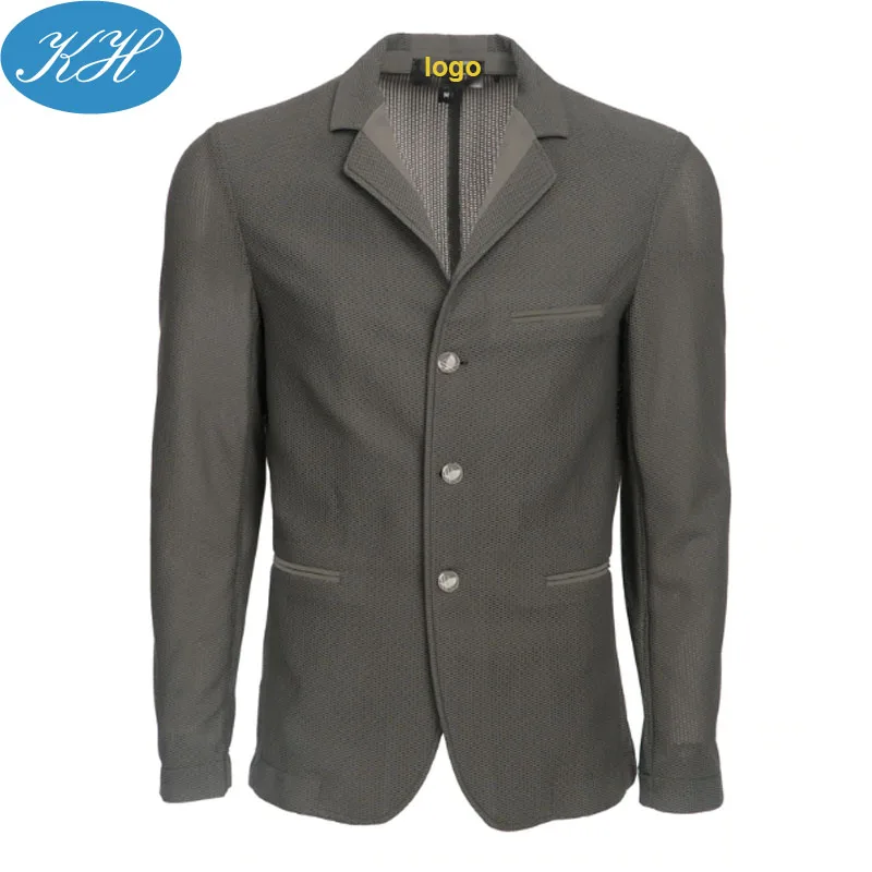 Custom Men Suits Slim Fit Male Competition Jacket Business Coat