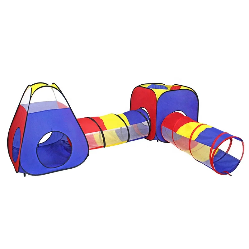 Kids Play Tent Set Outdoor and indoor Play House Children Big Pop Up Play Tent With Tunnel