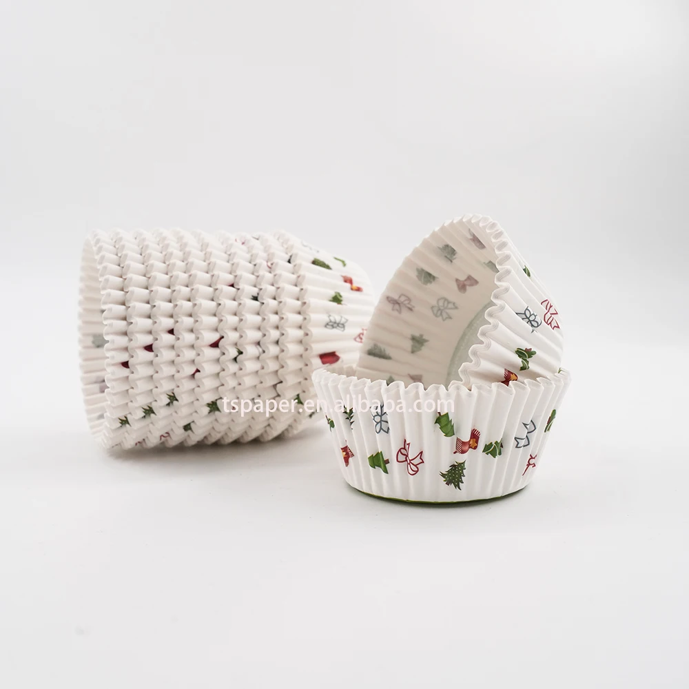 Cheap Wholesale NEATAL Christmas greaseproof  paper cupcake cups disposable muffin baking cup cupcake liners