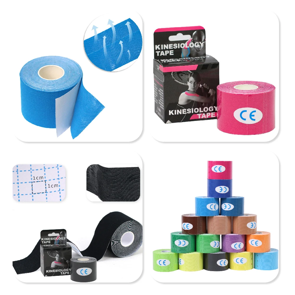 Высококачественная спортивная футбольная лента для лица водонепроницаемая скалолазания оптовая продажа Кинезиология защиты спорта