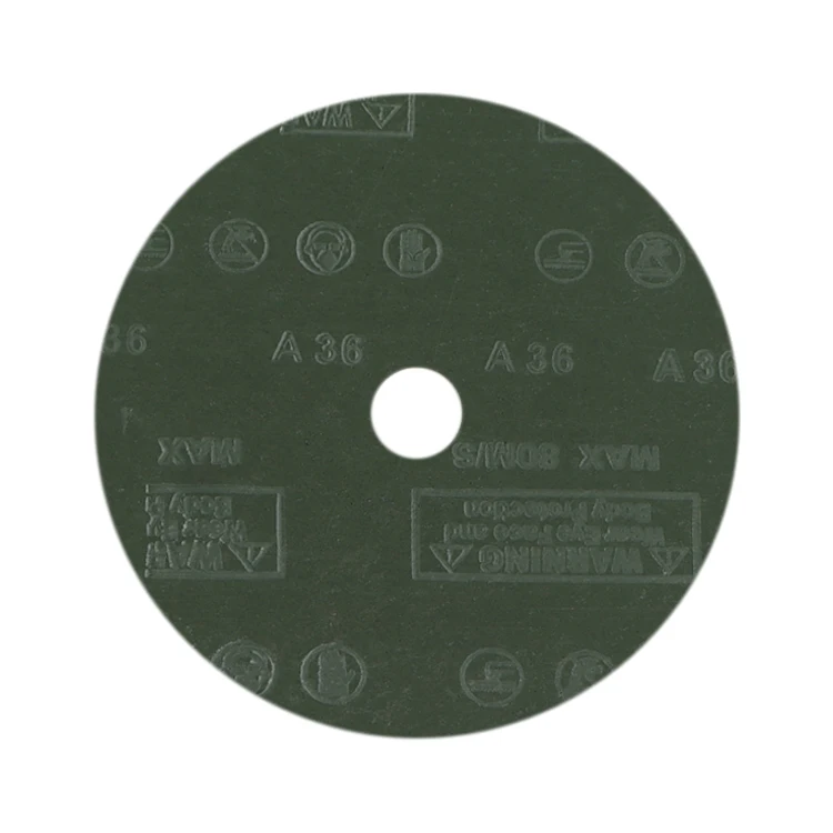 100mm-180mm stock discos de corte polishing wheel aluminium oxide fiber disc