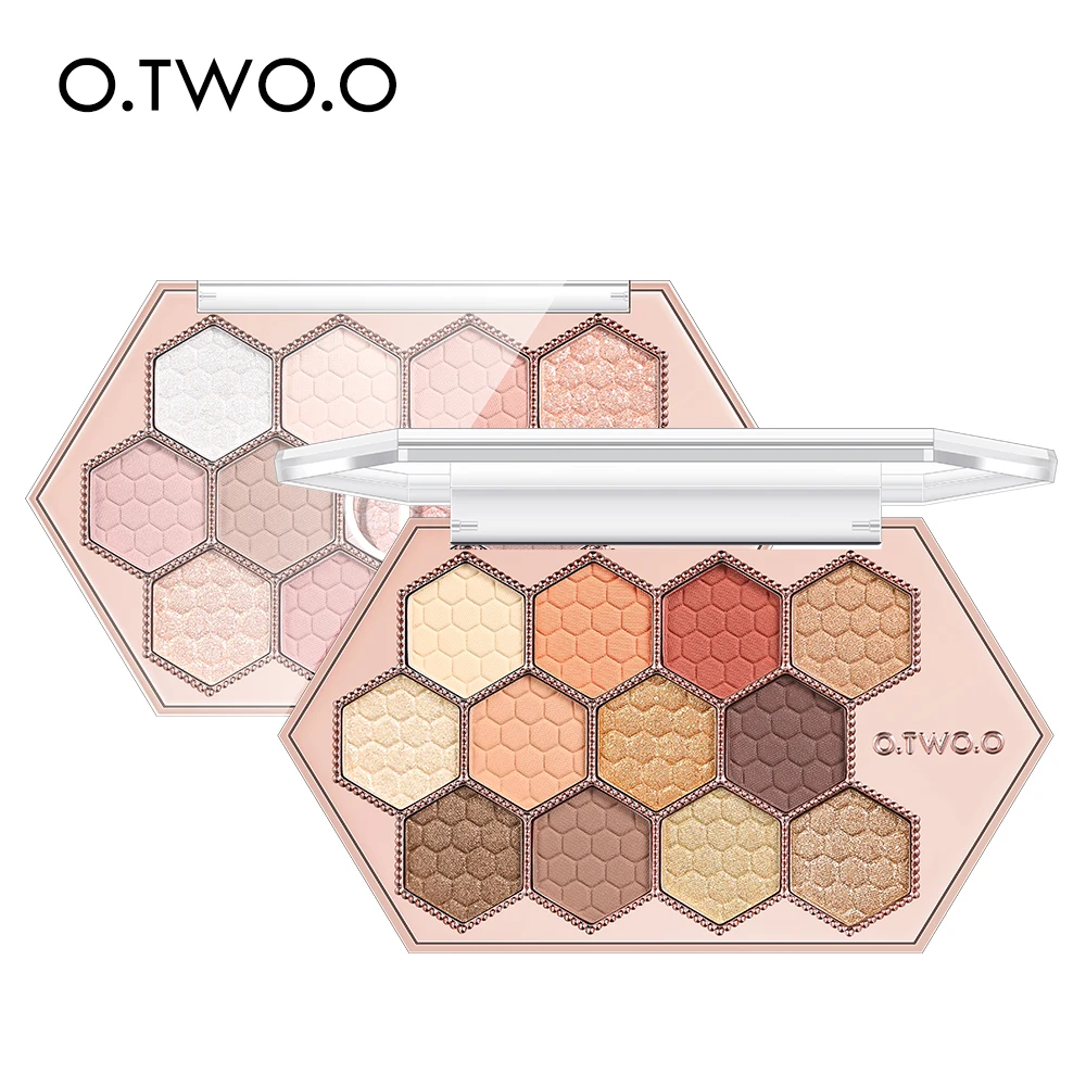 O.TWO.O Eyeshadow Palete Supplier Pressed Glitter Eyeshadow Private Label  Colored Eyeshadow