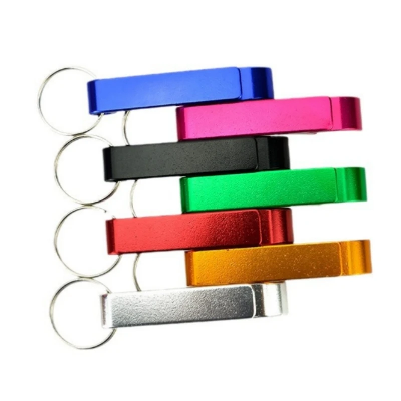 Personalized Custom Printed Logo Metal Mini Portable Beer Bottle Opener Zinc Alloy Key Chains Opener Metal Keychain