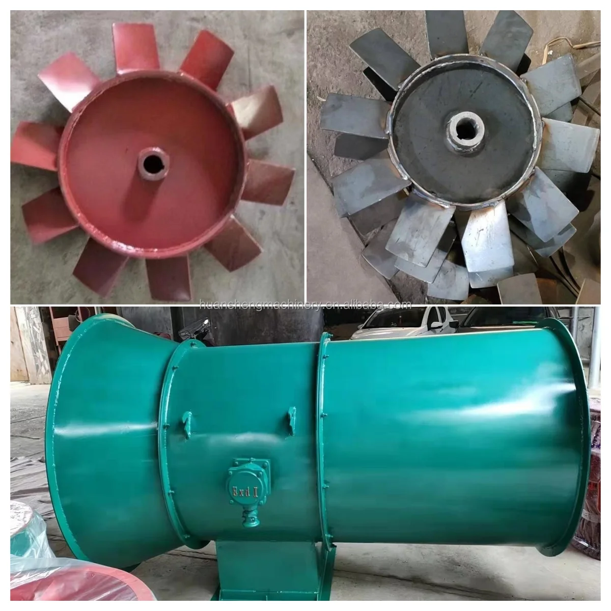 HuanSheng Ventilation Axial Blower Wind  Tunnel Mining Fan Surface Tunnel Fans for Construction