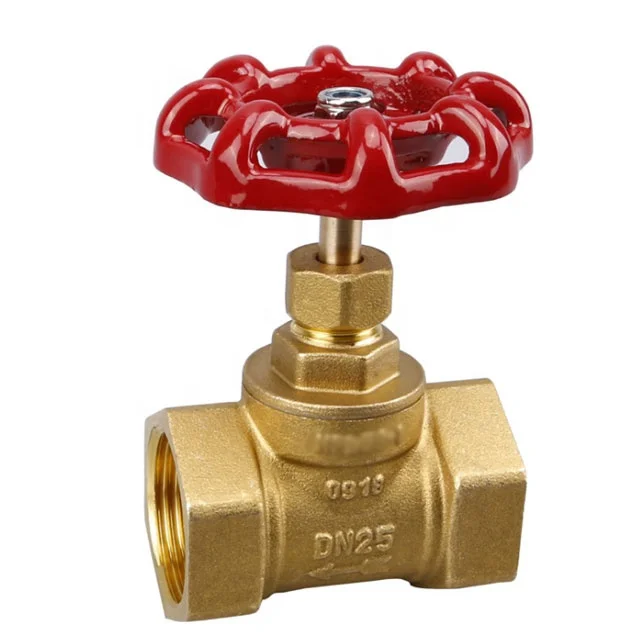 OEM brass control valve DN25 stop valves global valve