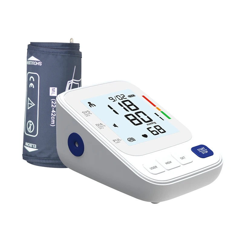 Wholesale  Factory Price New Design Upper Arm Electronic Blood Pressure Monitor Portable Blood Pressure Machine For Selling