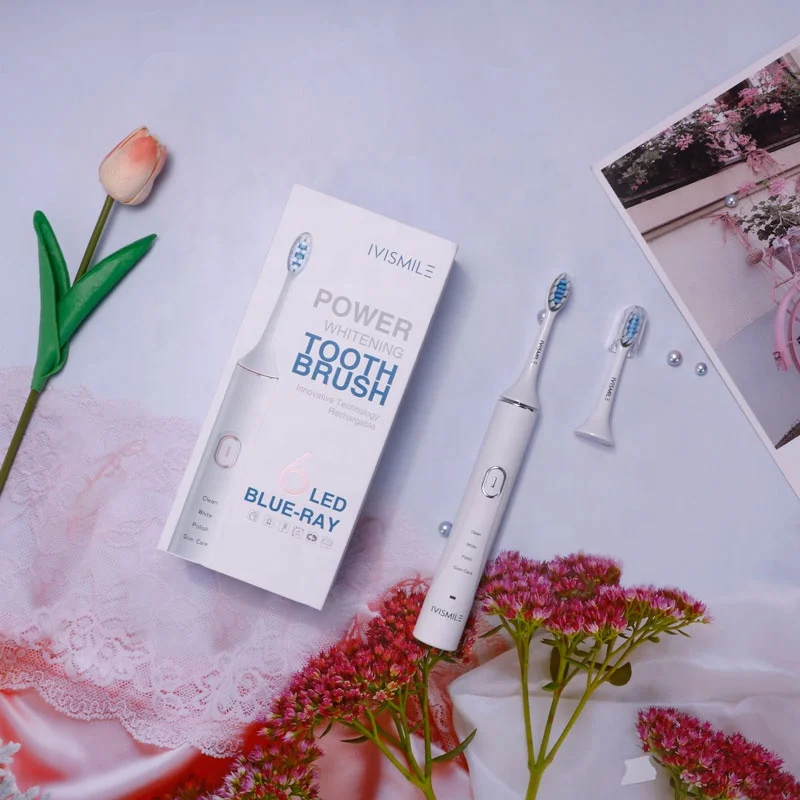 IVISMILE 2021 новый дизайн Лучшее качество OEM частная марка 4 модели перезаряжаемая светодиодная электрическая зубная щетка