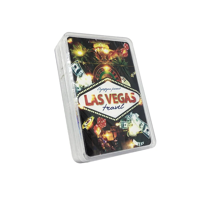 GS-18163 Custom White Poker Cards PVC Playing Cards