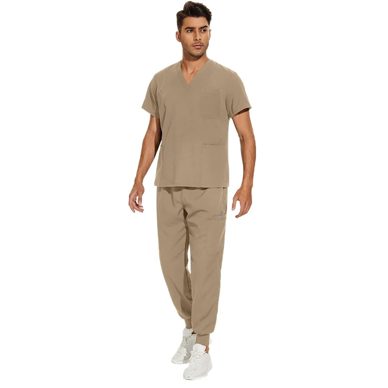 Operating room short-sleeved hand-washing clothing for male and female nurses Surgeon isolation gown, overalls, care uniform