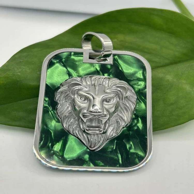 Luxury Fashion Stainless Steel Waterproof Non Tarnish Lion Pendant Fine Jewelry Necklaces for Women Men Valentines Gift