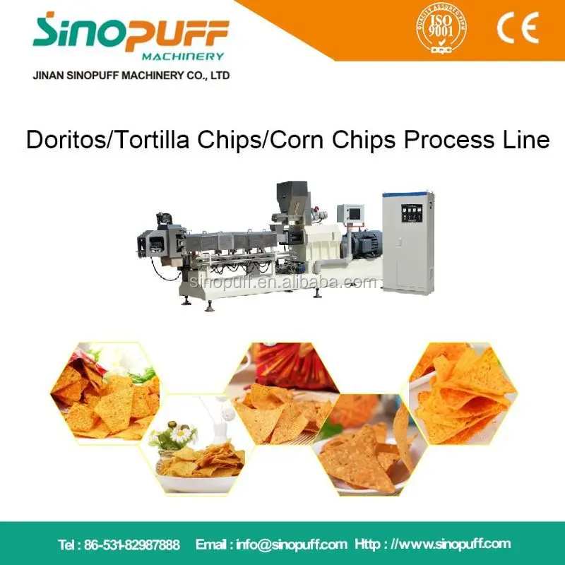 Auto Tortilla Maker Machine/ Corn Chips Production Line