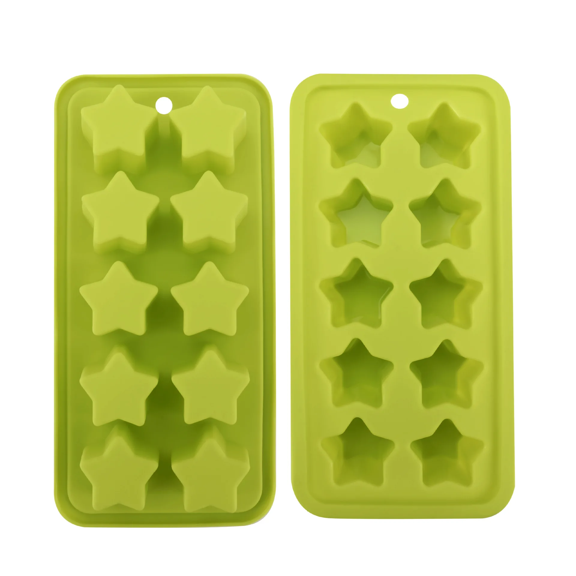 Amazon Best Seller Heart Type Star Utensils Ice Molds Kitchen Products Ice Tray Kitchen Tabletop Silicone Ice Cube Tray