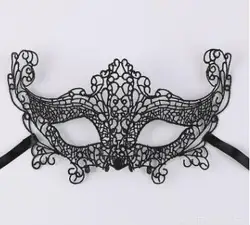 Black Women Sexy Lace Eye Mask Party Masks For Masquerade Halloween Venetian Mask