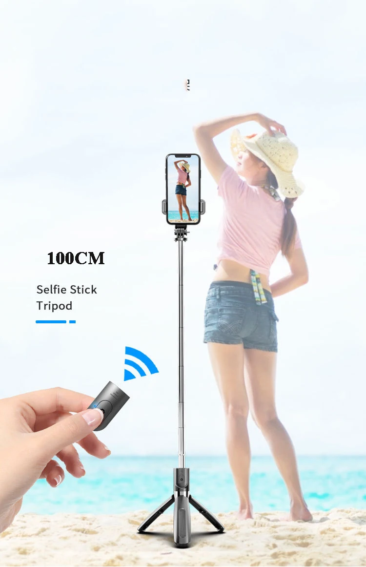
Mini Extendable Tripod Smartphone Selfie Stick Stand for Gopro Camera L02 Selfie Stick tripods 