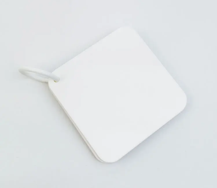 Plastic reading story photo book for baby double sided learning card Sublimation blank