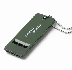 Three-frequency Outdoor Survival Whistle Lifeguard Emergency Whistle High-frequency Earthquake Relief Whistle