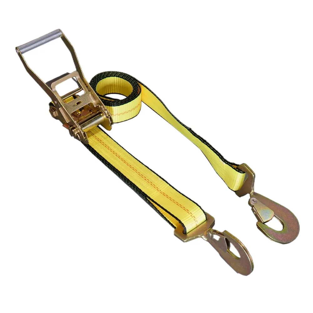 Vehicle Transport Car Tie Down  With Snap Hook Towing Strap