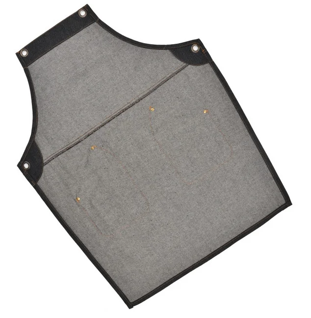 Leather denim canvas work apron custom logo
