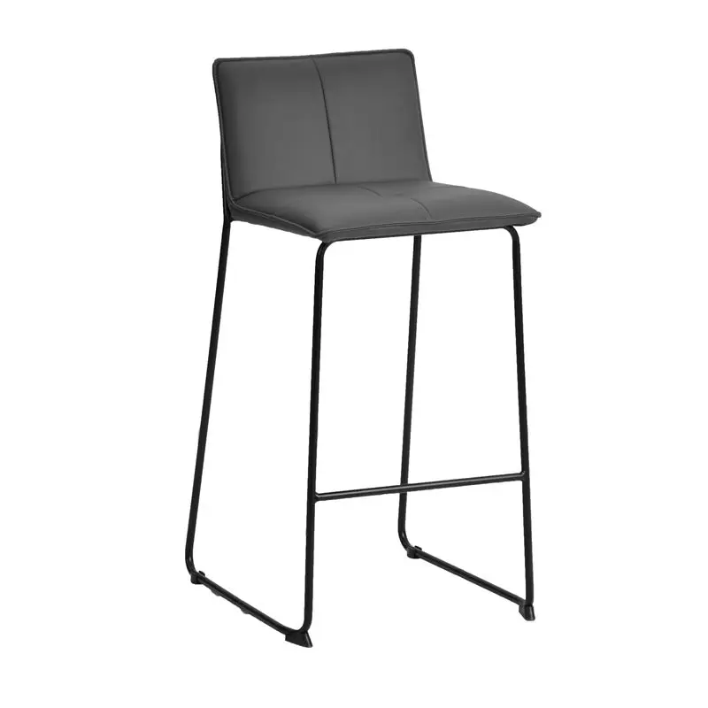 Nordic style high quality bar furniture high stool PU leather bar chair for home bar use