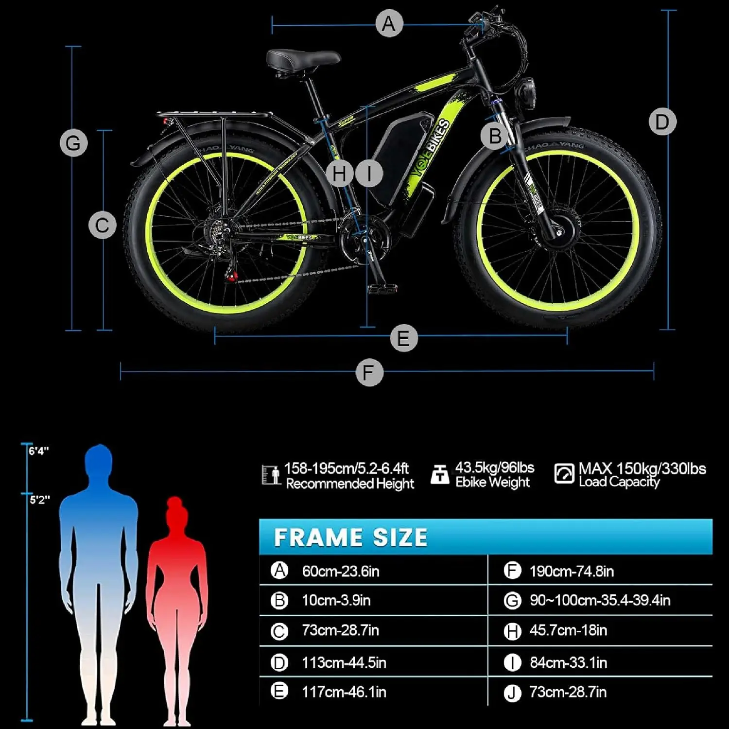 USA  Fast Speed 60KM/H 3000W Electric Bike Dual Motor ebike Adult 26inch Full Suspension Two Seat Fat Tire Tour Electric Bicycle