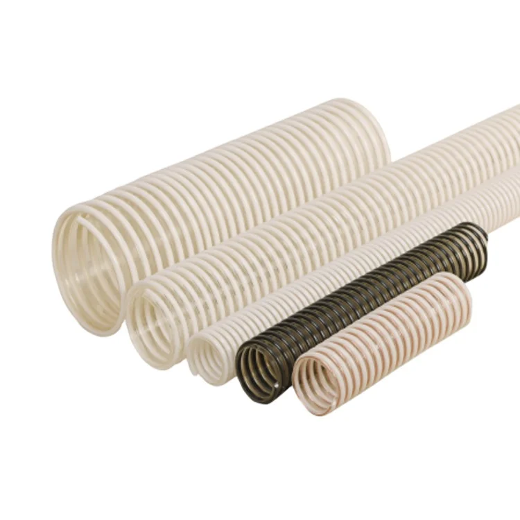 Different Diameter PVC Spiral Flexible Vacuum Suction Hose, Spiral Reinforced PVC Suction Hose