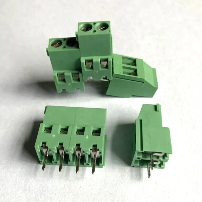 Rising clamp brass cage PCB terminal block KF129-5.0/5.08 mm pitch 2 pin 3P combine  screw terminal block connector
