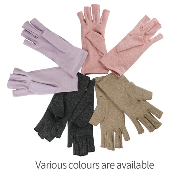Fingerless Copper Anti Arthritis Gloves Orthopedic Hand Arthritis Compression Gloves for Arthritis