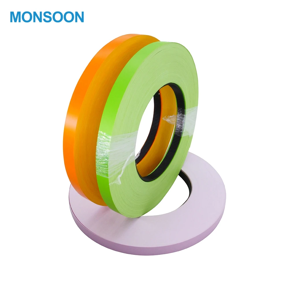 
Glossy furniture cover Solid color PVC plastic edge band tapes 