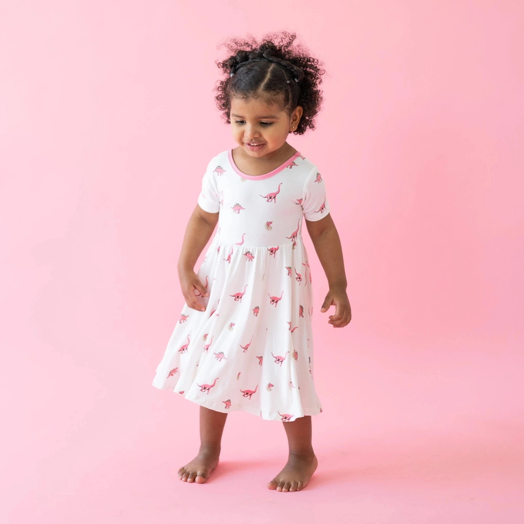 fashion leisure lantern sleeve baby girls party dress