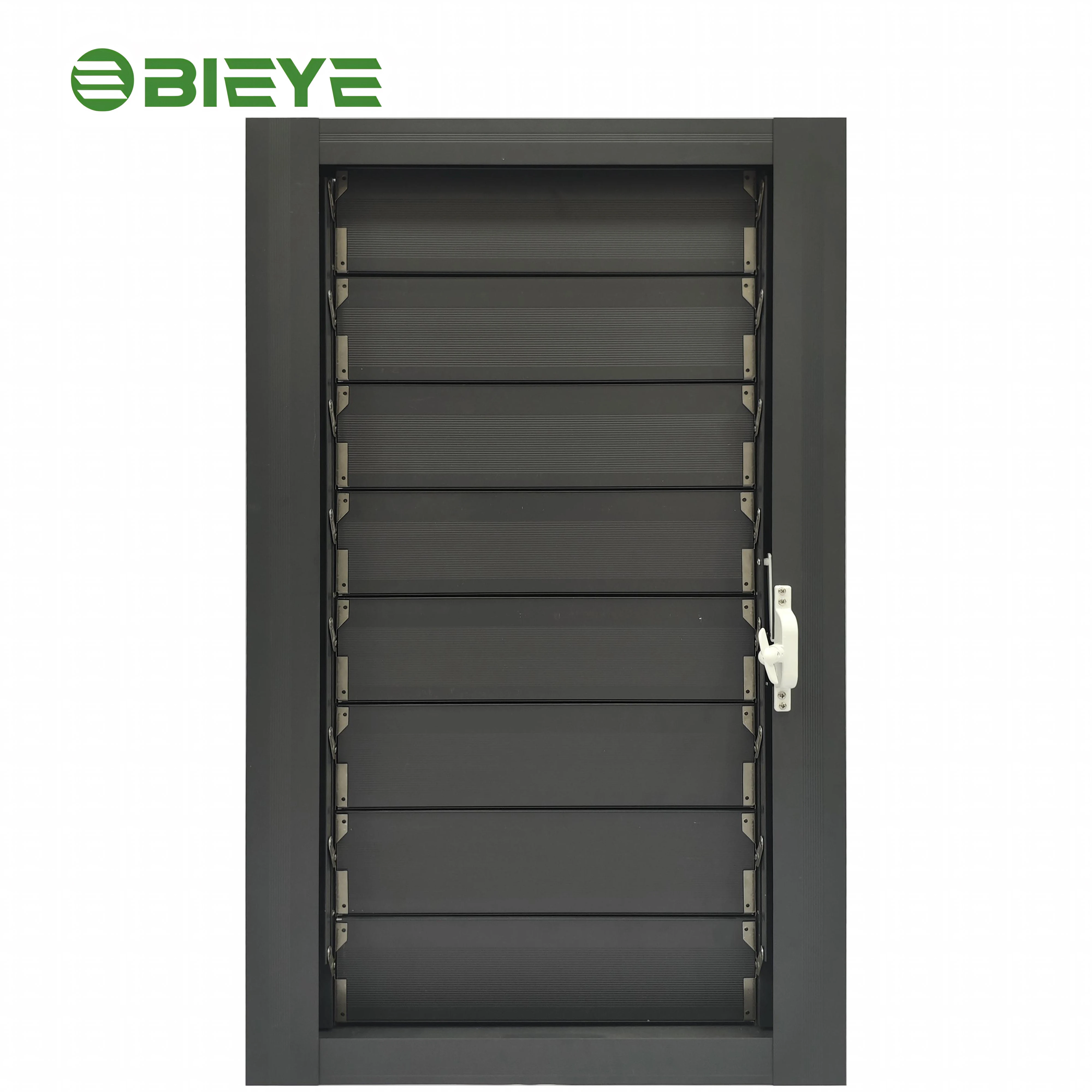 Electric/Manual Aluminum Louver Outdoor Louvers Aluminum Frame Window Louvered Shutters SunShade with opener linear actuator