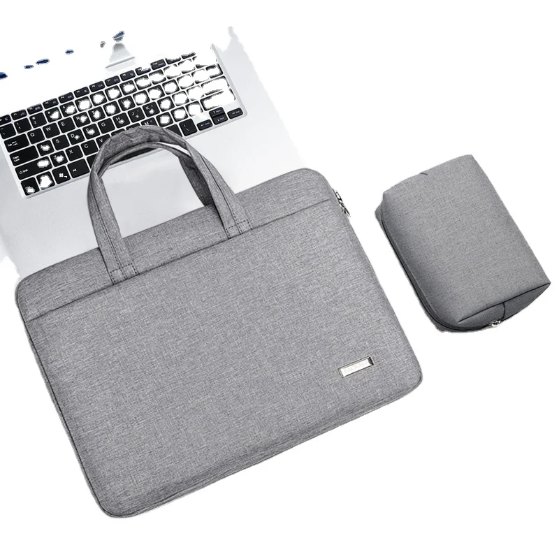 Customized Printed Oxford 13.3 14 15 15.6 Unisex Zipper Briefcase Business Travel Laptop Bag Notebook