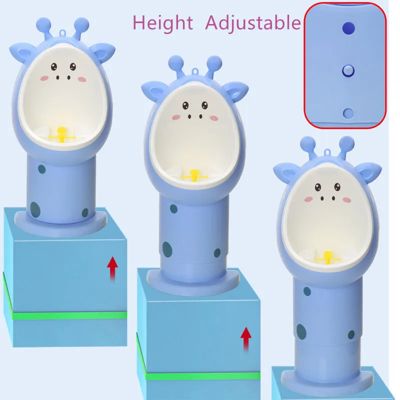 Полипропиленовый унитаз для мальчиков, регулируемый, с красивой высотой, стерео, настенный, детский тренировочный туалет, пластиковый мультяшный Писсуар для мальчиков, регулируемый детский туалет