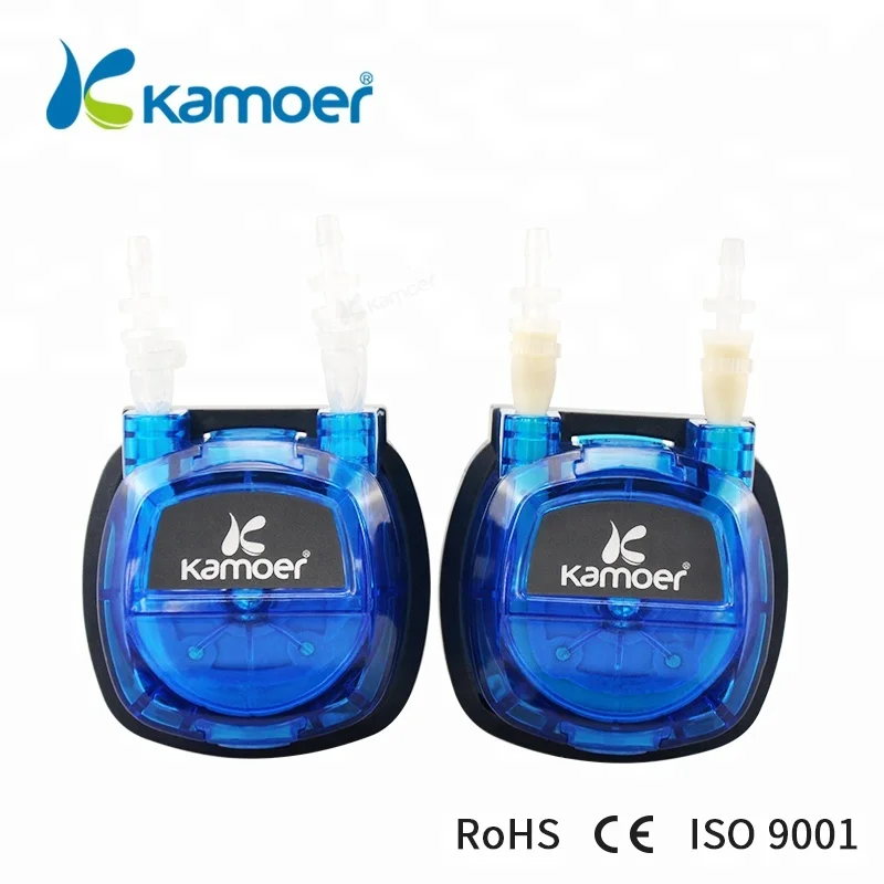 Kamoer KHS 12V 24V DC Good Quality Gear Drive Small Circulation Small Mini peristaltic liquid pump with silicone tubing
