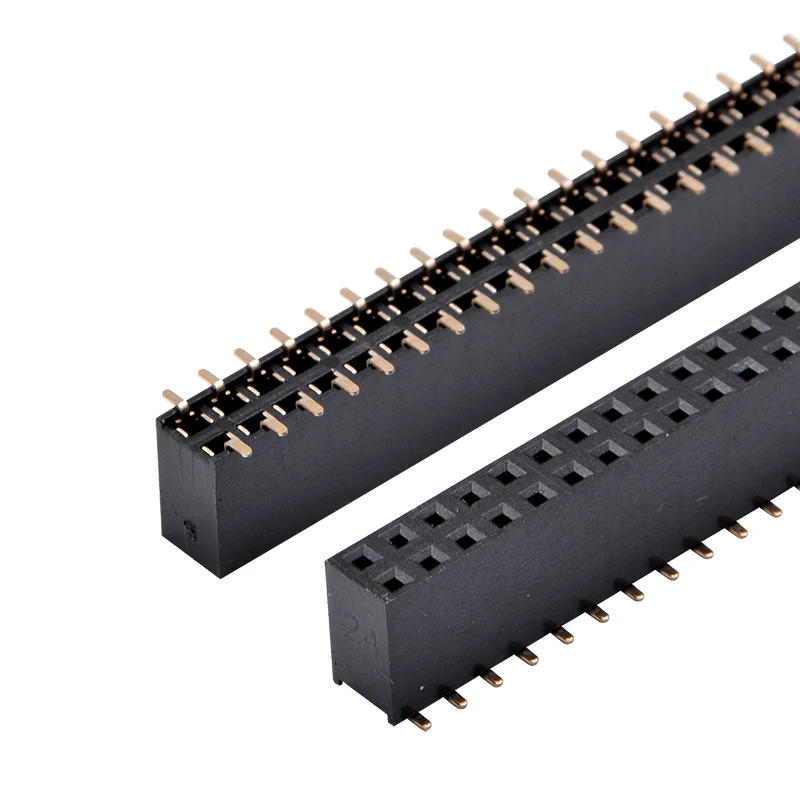 Hot Selling 2.54mm 2*1P-2*40P Dual Row SMT Female Header Connector For PCB Board