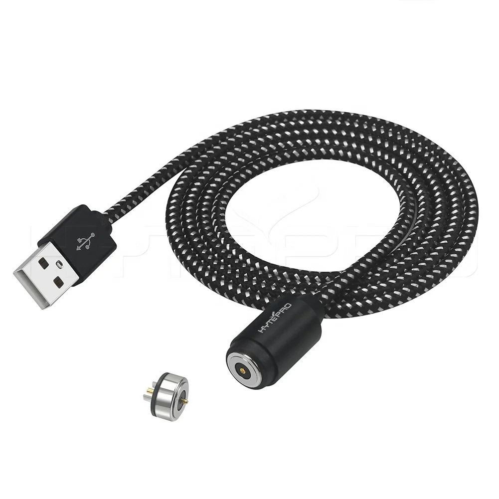 HytePro 2 pin magnetic cable Aluminum PP Yarn Fast charging M575