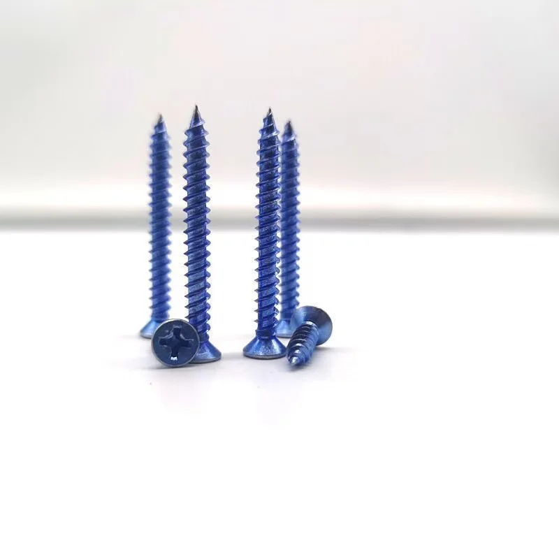 M3.5 Flat Oval Steel Screws Self-Tapping Hard Black Cross Gray Phosphorus Drywall Wood Screws GB Standard Zinc Inch/Metric