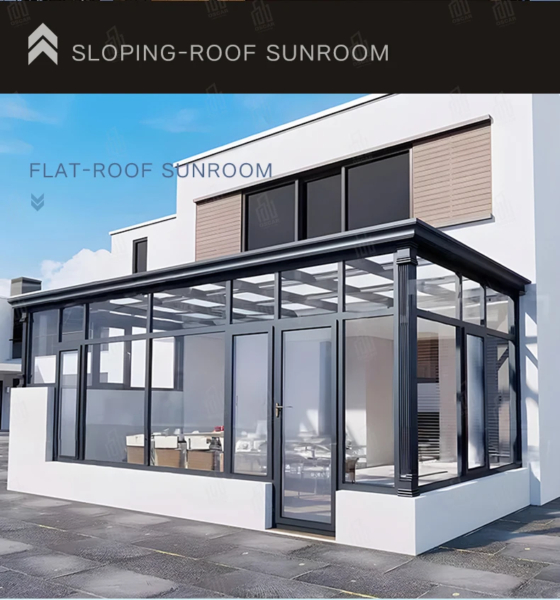 Modern Minimalist Aluminum Alloy Sunroom Design