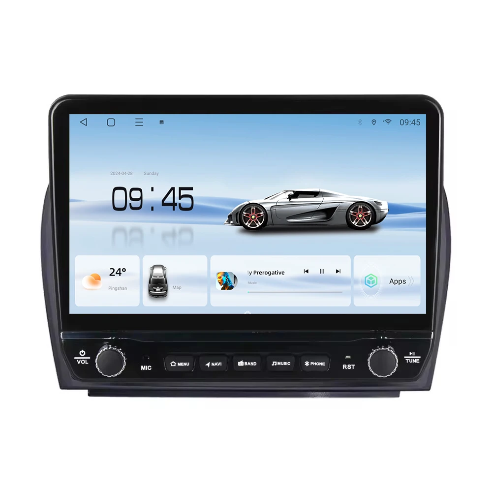 Android Car Radio 2 Din Carplay For Mercedes SL R230 SL350 SL500 SL55 SL600 SL65 2001-2007 Car Navigation Multimedia Android