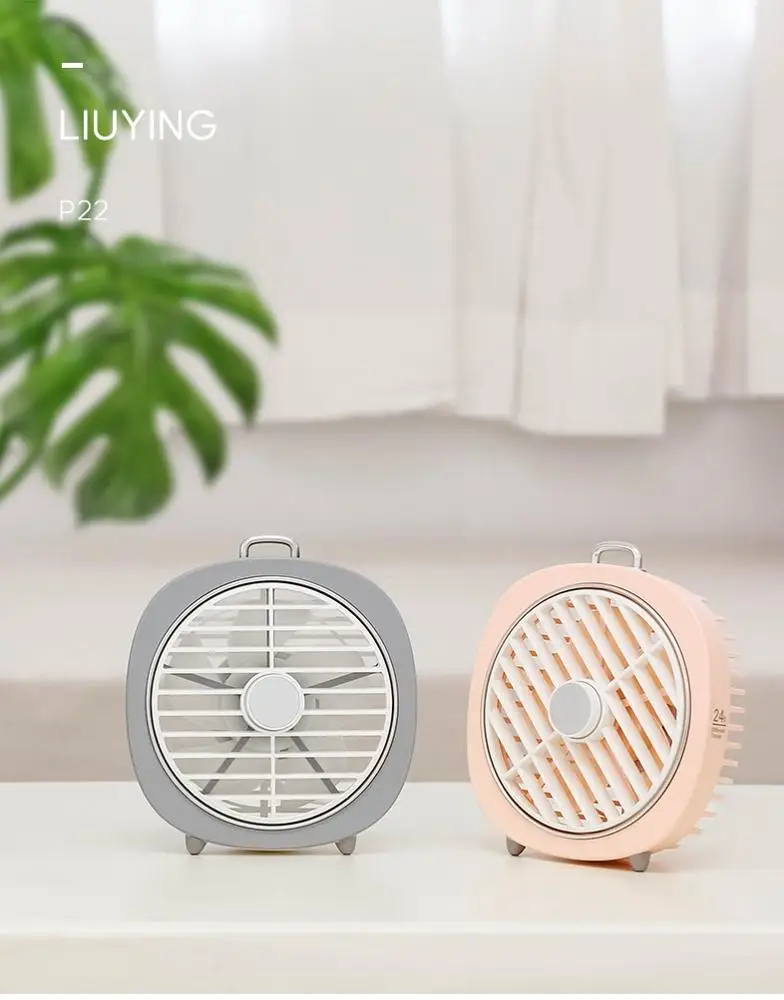 Brushless desktop usb  fan with romantic LED light