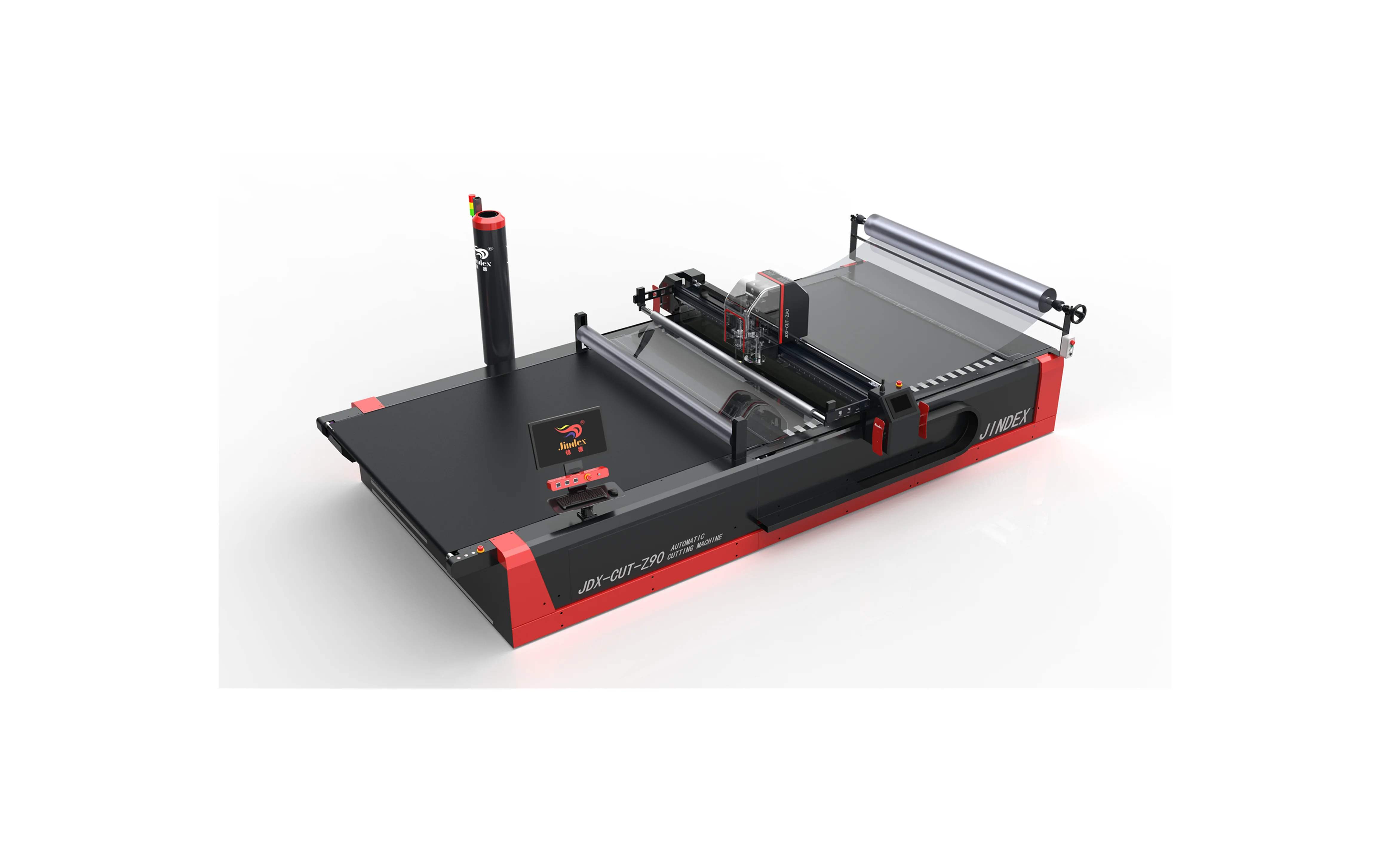 Jindex Computerized Apparel Garment Cutting Machine for mass production Woven fabric Knitted fabric CADCAM  Oscillating knife