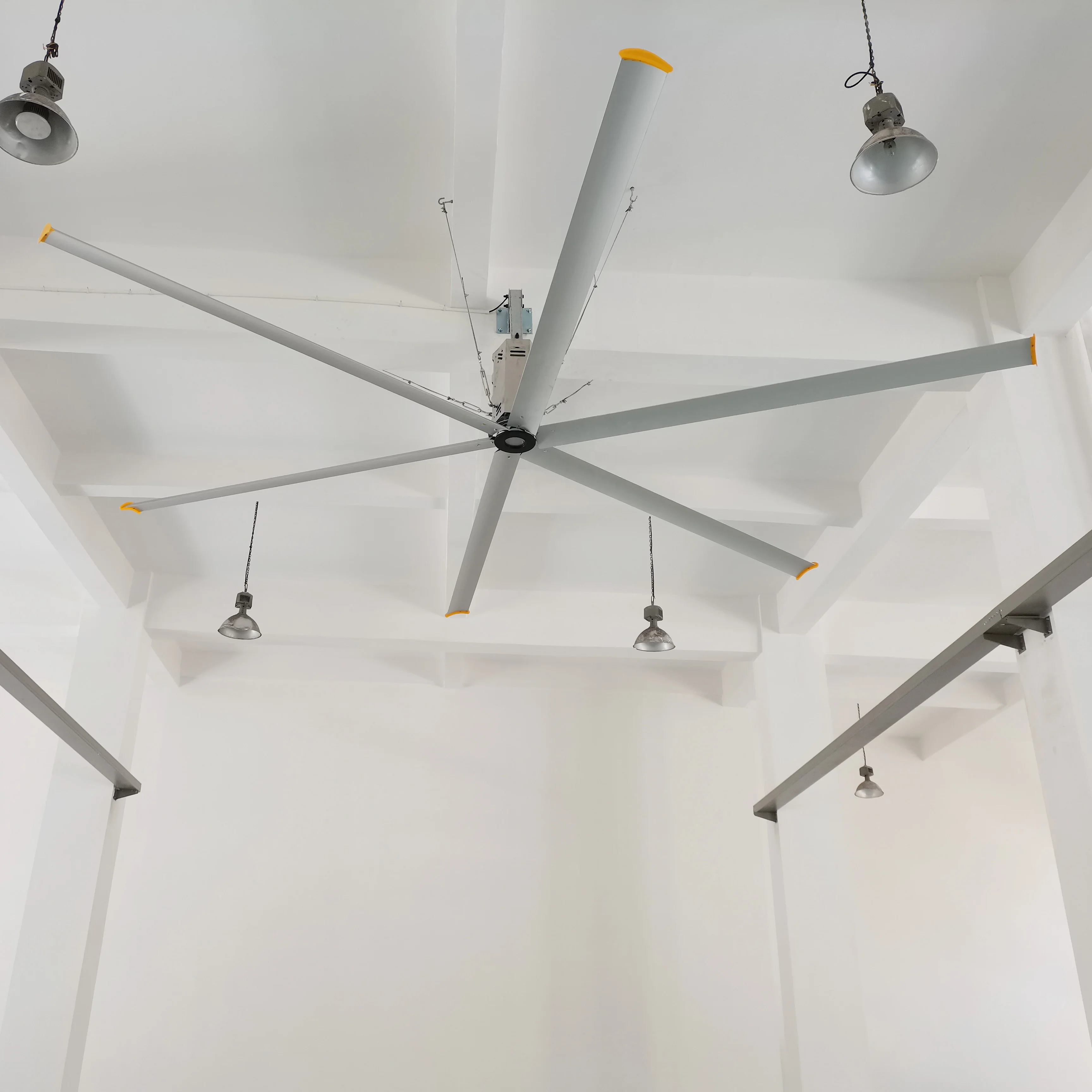 6m/20ft 6 blades Hvls Fans Industrial Large Ceiling Fan With Pmsm Motor