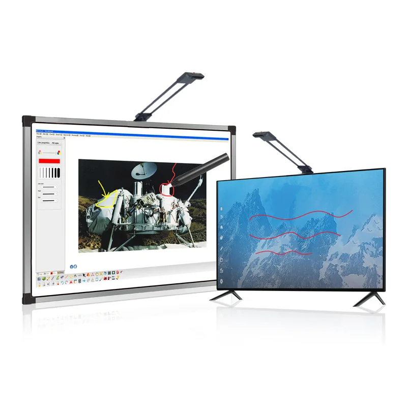 100 inch Infrared Short Focus Interactive Whiteboard Smart Board School and Office smart board touch screen  projection tv