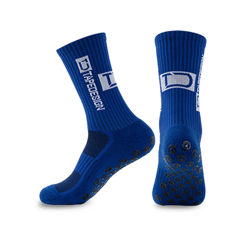 2022 soccer football competition grip crew socks anti slip terry towel men sports soccer socks