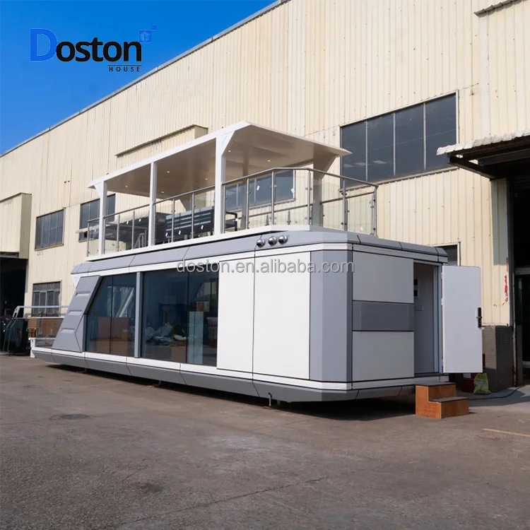 Box Capsule House Romania Capsule House Ups With Solar Panel Two Story Solar Space Outdoor Eco Capsule House