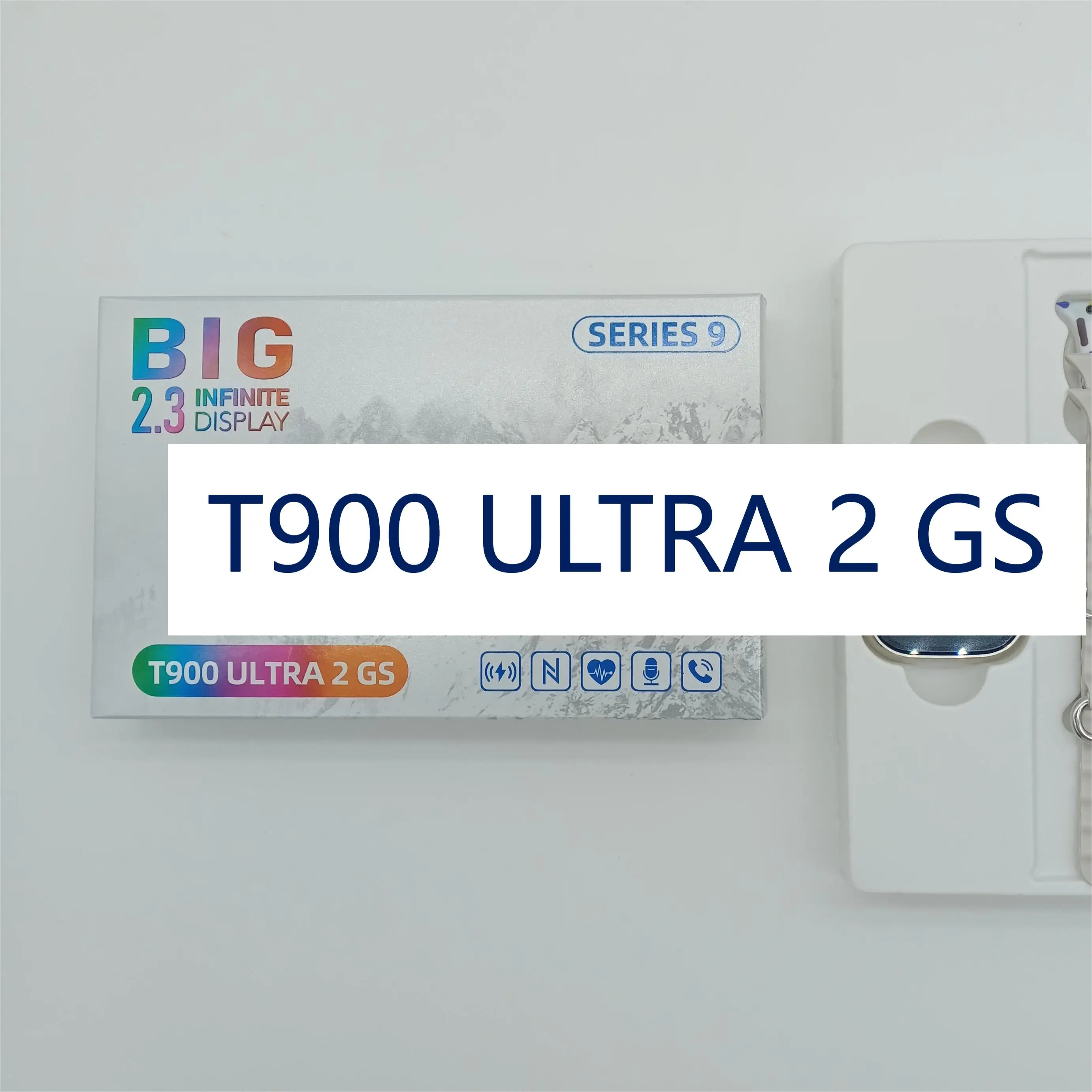 T900 ULTRA 2 GS Smart Watch 2.02 AMOLED 260mah BT Call Music sleep monitor heart rate blood pressure sedentary reminders